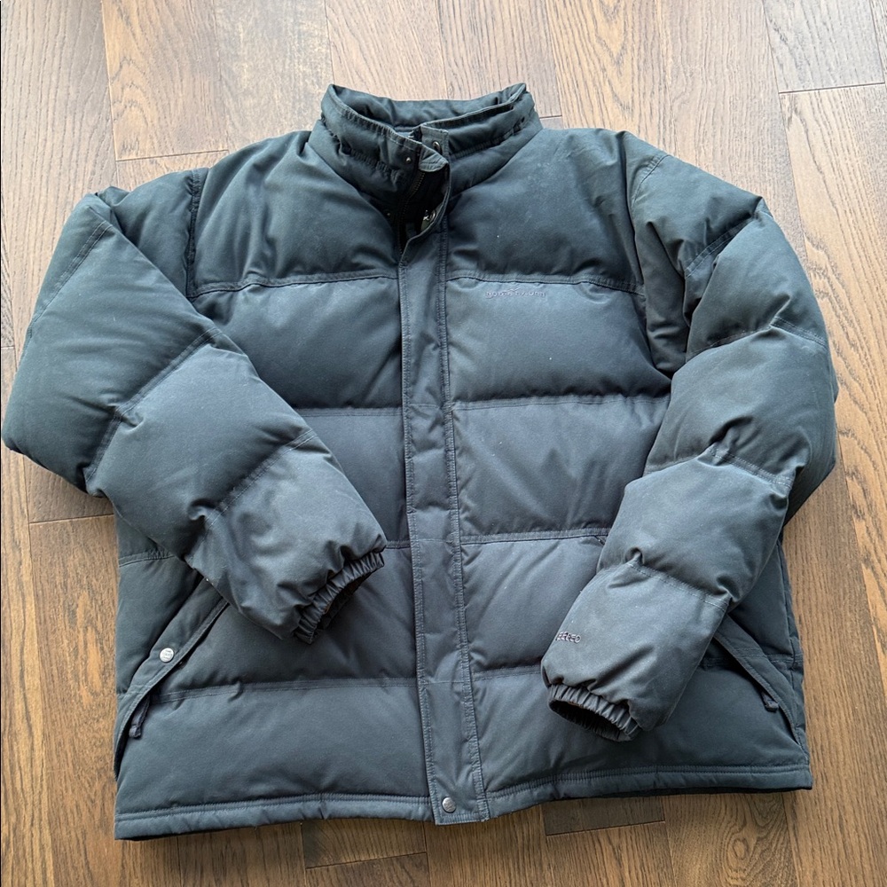 Eddie Bauer Premium Quality Goosedown Blue Puffer Jacket Size 2XL
